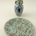 795 1050 PLATE + VASE